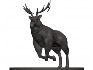 Elk 3Dプリントモデル