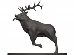 Elk 3Dプリントモデル