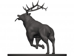 Elk 3Dプリントモデル