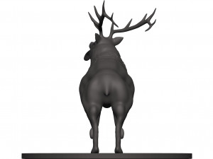 Elk 3Dプリントモデル