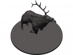 Elk 3Dプリントモデル