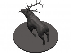 Elk 3Dプリントモデル