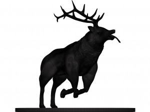 Elk 3Dプリントモデル