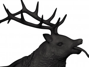Elk 3Dプリントモデル