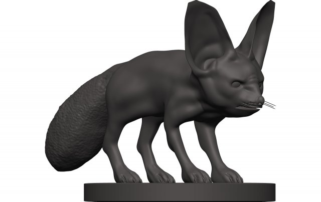 Fox 3D प्रिंट मॉडल .c4d .max .obj .3ds .fbx .stl .blend 