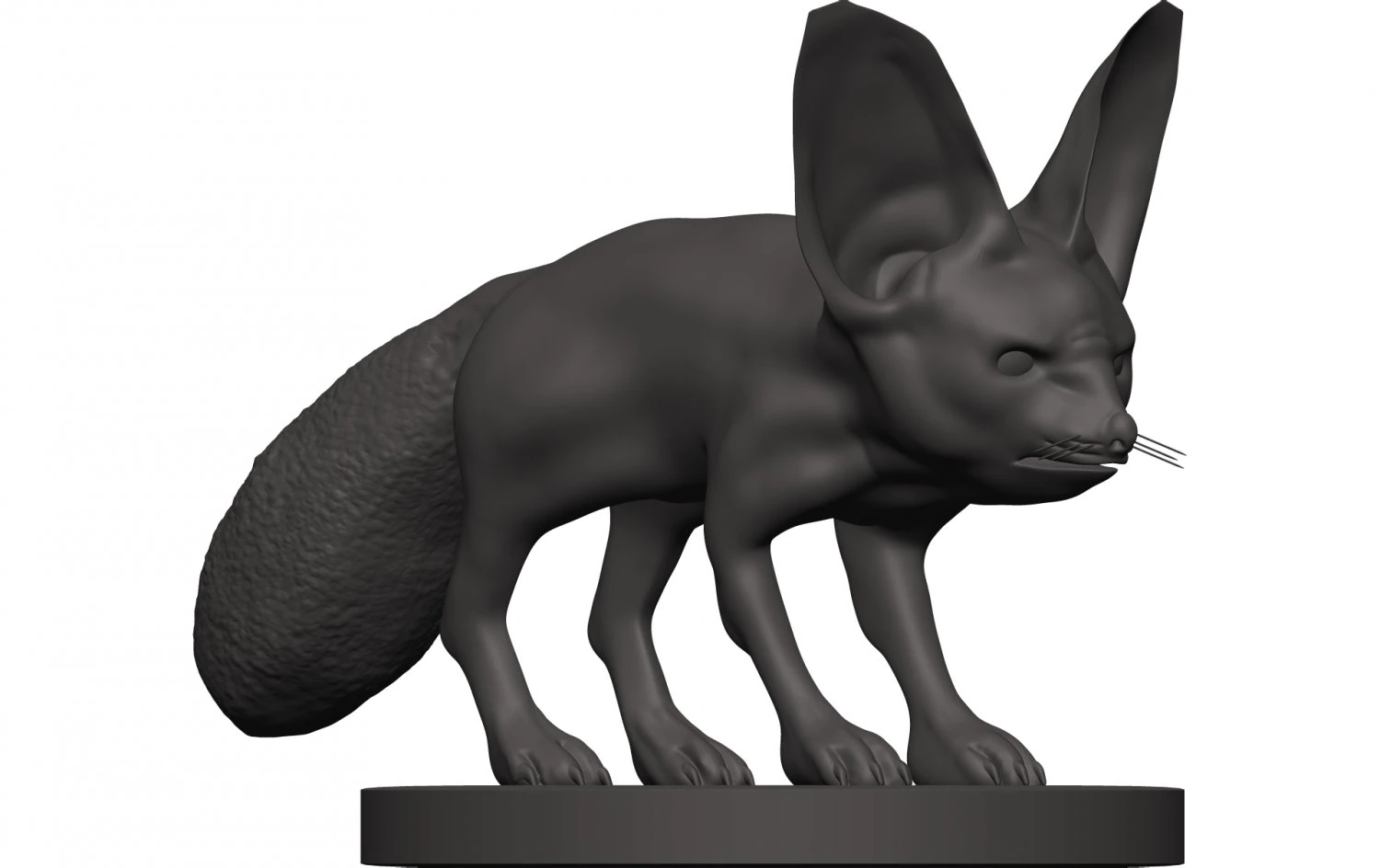 Fox 3D Print Model .c4d .max .obj .3ds .fbx .stl .blend 