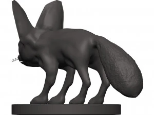 Fox 3D Print Model