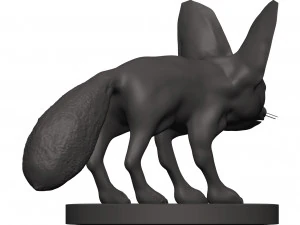 Fox 3D Print Model