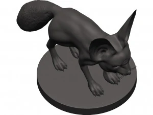 Fox 3D Print Model