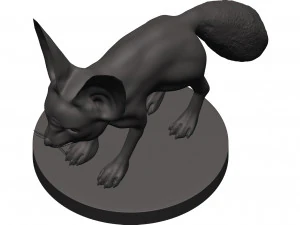 Fox 3D Print Model