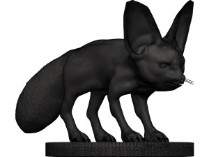 Fox 3D Print Model