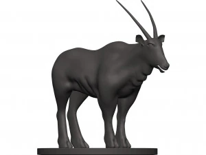 Gemsbok Modello di stampa 3D
