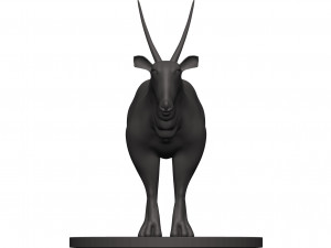 Gemsbok 3D Baskı Modeli