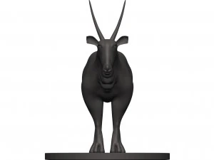 Gemsbok 3D Print Model