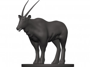 Gemsbok 3D Baskı Modeli