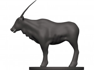 Gemsbok 3D Baskı Modeli