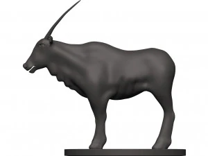 Gemsbok 3D Print Model