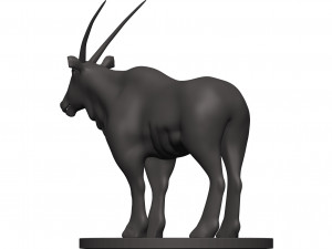 Gemsbok 3D Baskı Modeli