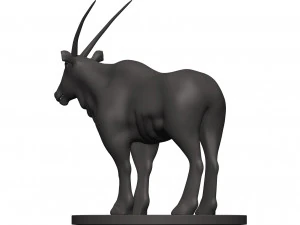 Gemsbok 3D Print Model