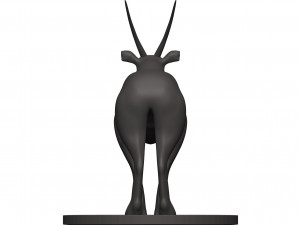 Gemsbok 3D Baskı Modeli