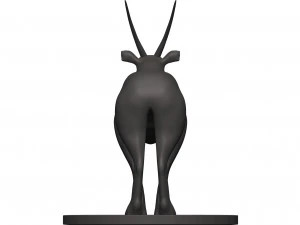 Gemsbok 3D Print Model