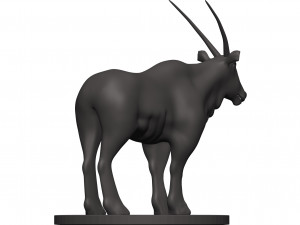 Gemsbok 3D Baskı Modeli