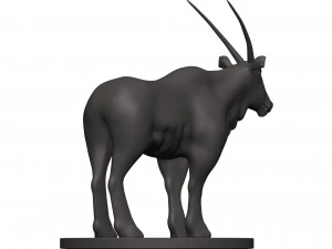 Gemsbok 3D Print Model