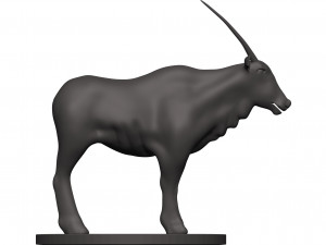 Gemsbok 3D Baskı Modeli