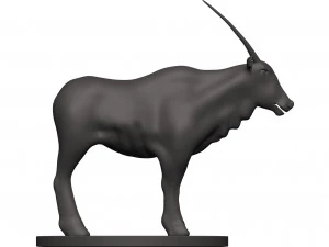 Gemsbok 3D Print Model