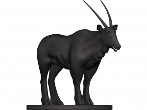 Gemsbok 3D Baskı Modeli