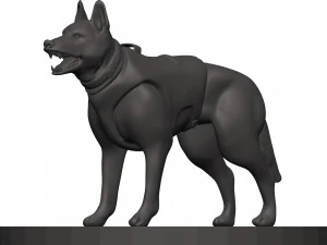 German shepherd 3D Print Model