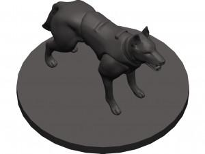 German shepherd 3D Print Model