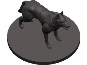 German shepherd 3D Print Model