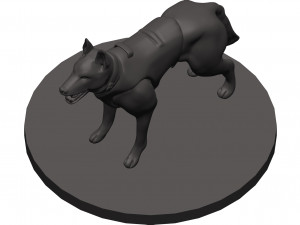 German shepherd 3D Print Model