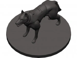 German shepherd 3D Print Model