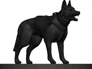 German shepherd 3D Print Model