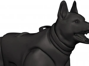 German shepherd 3D Print Model