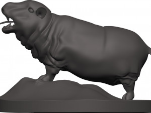 Hippotamus 3D Print Model