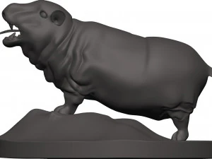 Hippotamus 3D Print Model
