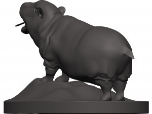 Hippotamus 3D Print Model