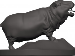 Hippotamus 3D Print Model