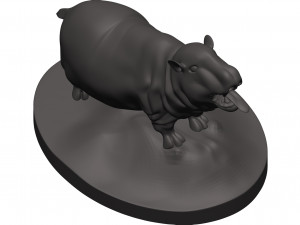 Hippotamus 3D Print Model
