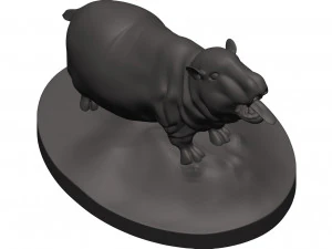 Hippotamus 3D Print Model