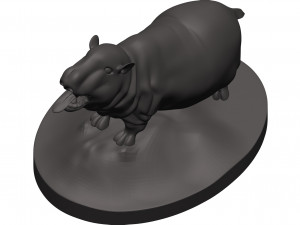 Hippotamus 3D Print Model
