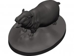 Hippotamus 3D Print Model