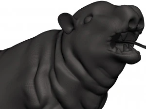 Hippotamus 3D Print Model