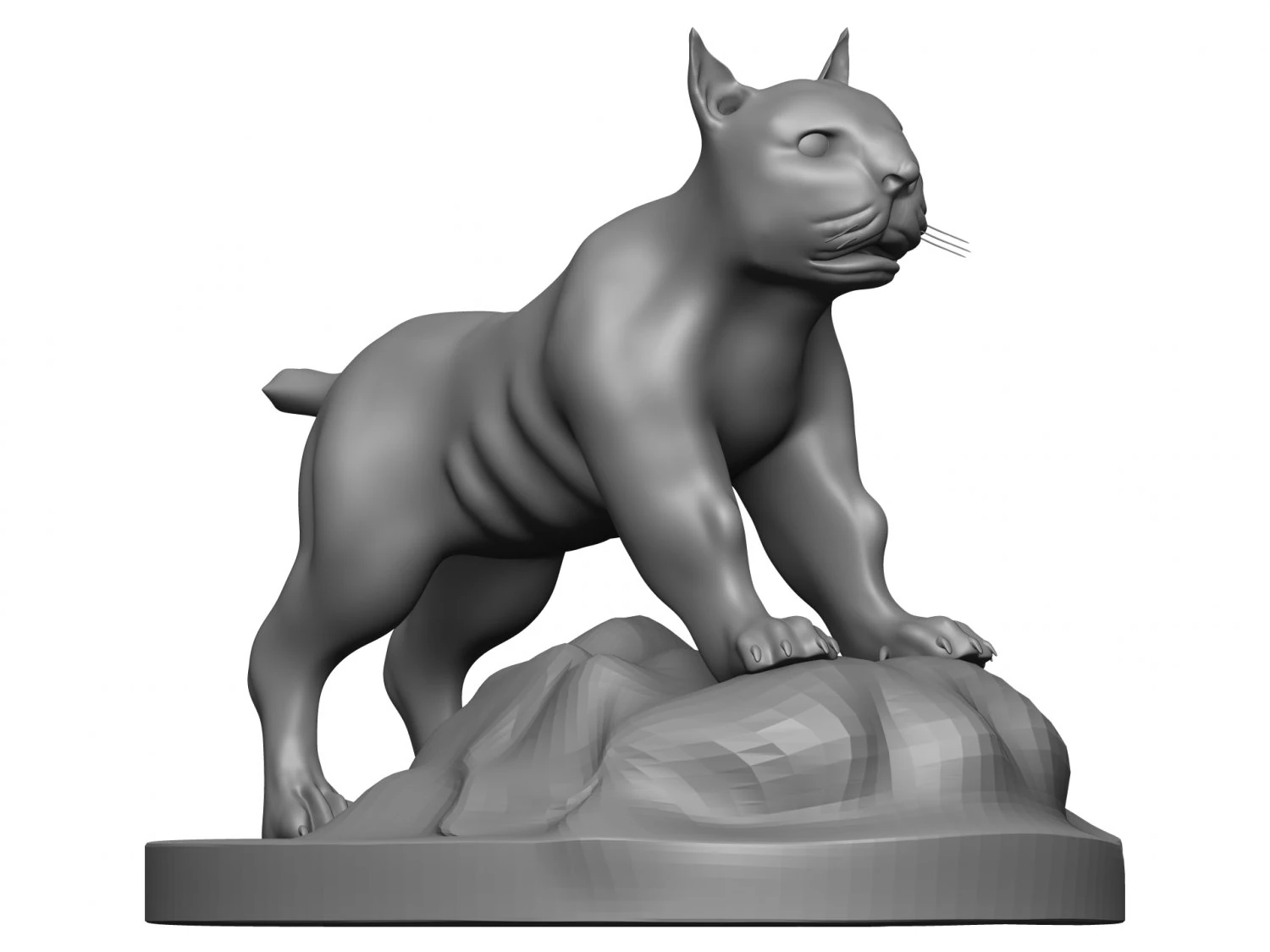 Lynx 3D Print Model .c4d .max .obj .3ds .fbx .stl .blend
