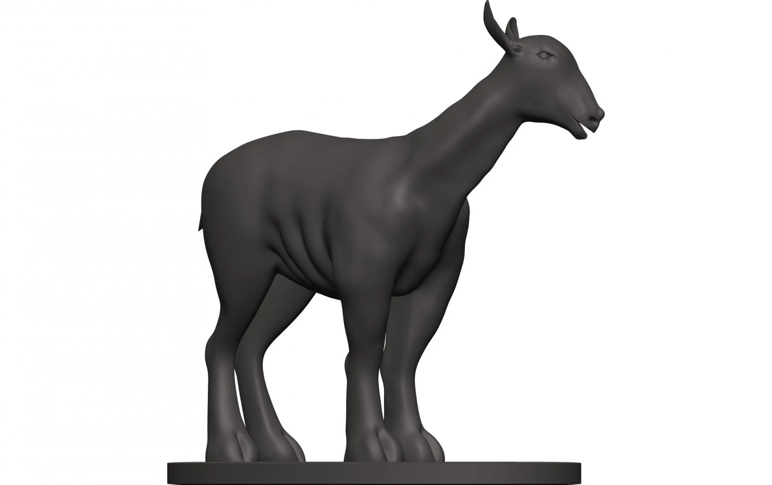 Markhor 3D Print Model .c4d .max .obj .3ds .fbx .stl .blend