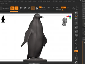 Penguin 3D Print Model