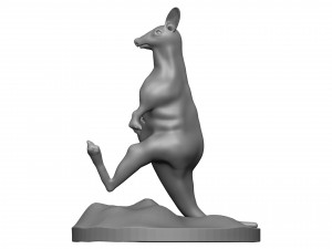 Red kangaroo 3D Baskı Modeli